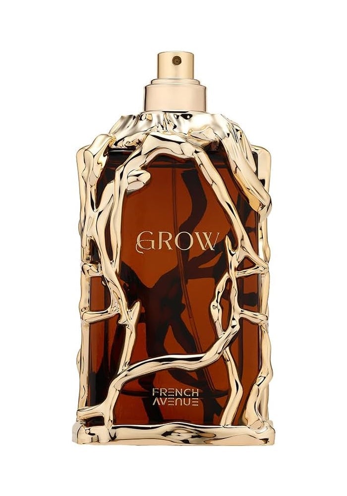 French Avenue Grow Woody Gourmand Eau de Parfum for Unisex, 100ml - Sandalwood, Tonka & Vanilla - Image 3